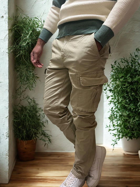 PANTALÓN CARGO BEIGE ARENA